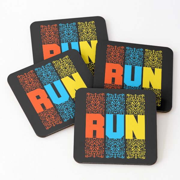 Item preview, run qoute themed graphic design by ironpalette designed and sold by ironpalette.