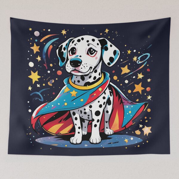 Item preview, Spotted Dog in Cape designed and sold by @ndrys.