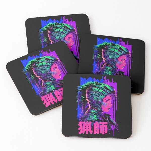 Item preview, Hunter Ryoshi Synthwave Aesthetic Cyborg designed and sold by halleinstyle.