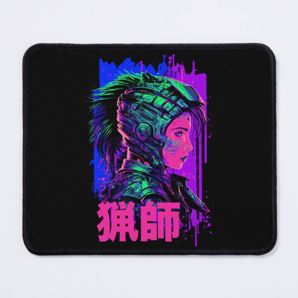 Item preview, Hunter Ryoshi Synthwave Aesthetic Cyborg designed and sold by halleinstyle.