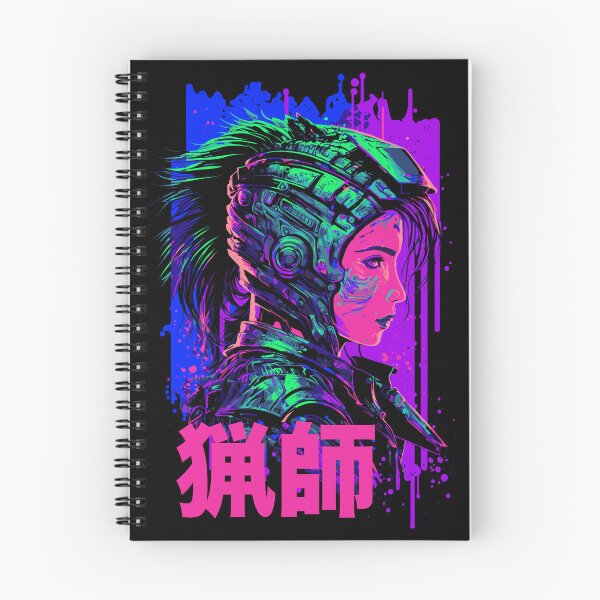 Item preview, Hunter Ryoshi Synthwave Aesthetic Cyborg designed and sold by halleinstyle.
