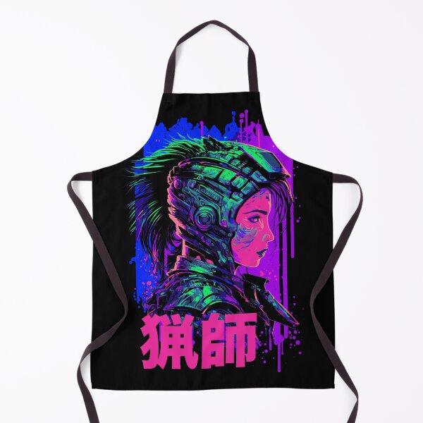 Item preview, Hunter Ryoshi Synthwave Aesthetic Cyborg designed and sold by halleinstyle.