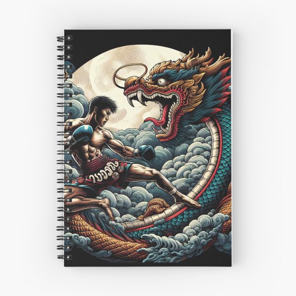 Item preview, Thaiboxing Nak Muay Dance of the Dragon designed and sold by RedDesignSyc.