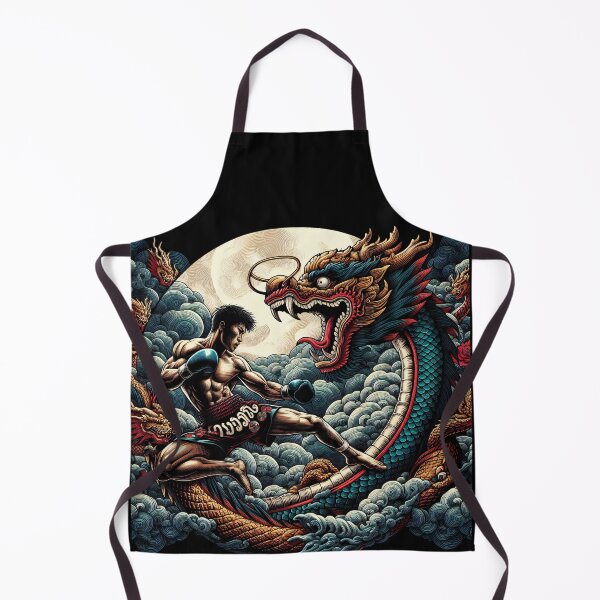 Item preview, Thaiboxing Nak Muay Dance of the Dragon designed and sold by RedDesignSyc.