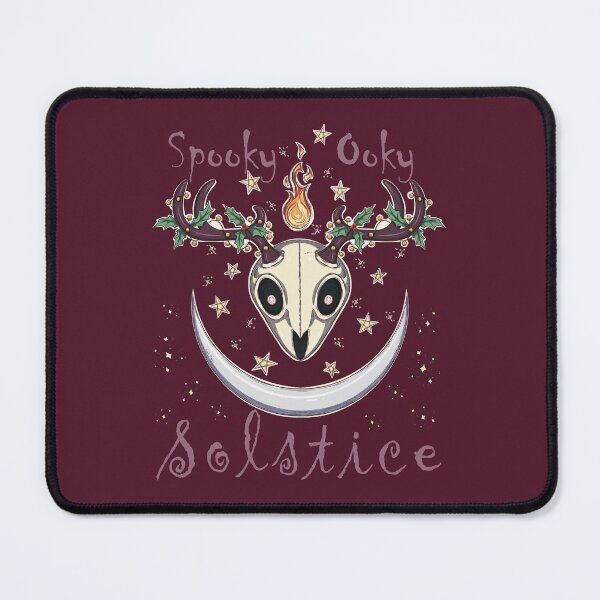 Item preview, Spooky Ooky Solstice | Cute Yule Deer Skull Warm Tones designed and sold by Karli Mogen.