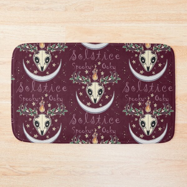 Item preview, Spooky Ooky Solstice | Cute Yule Deer Skull Warm Tones designed and sold by Karli Mogen.