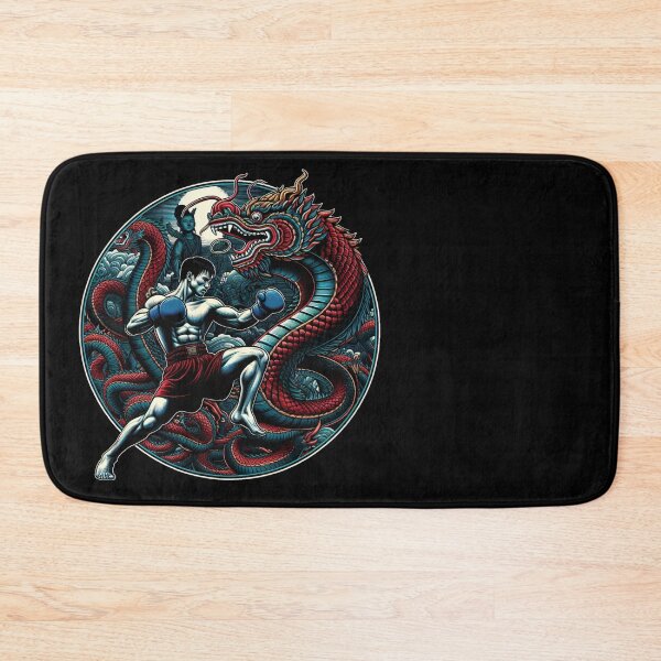Item preview, Thai Kickboxing Muay Thai Red Dragon designed and sold by RedDesignSyc.
