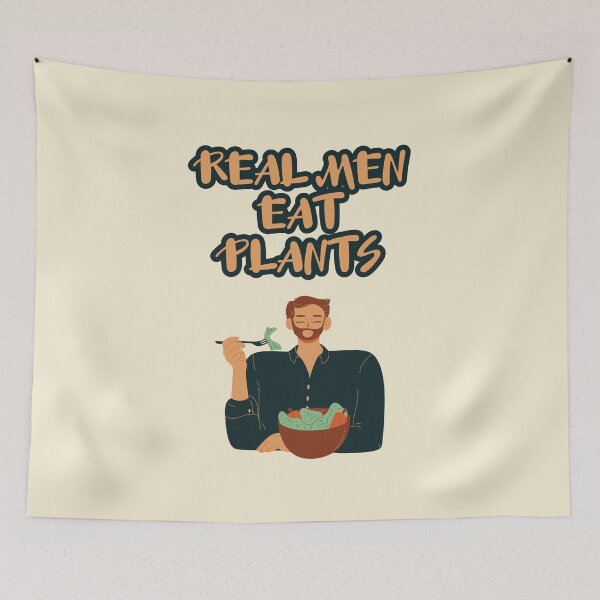 Item preview, Bold Statement: Real Men Choose Plants! designed and sold by GiveMeMood.