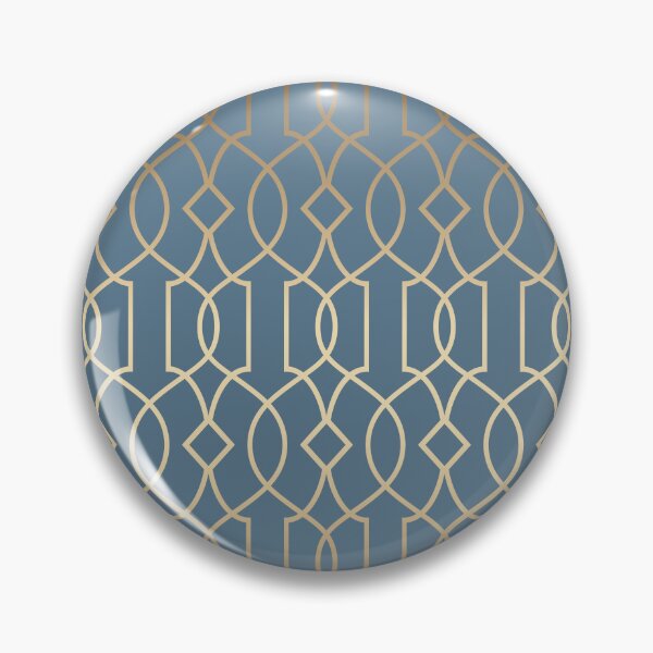 Item preview, Stone Blue Art Deco Pattern designed and sold by ArDecoS.