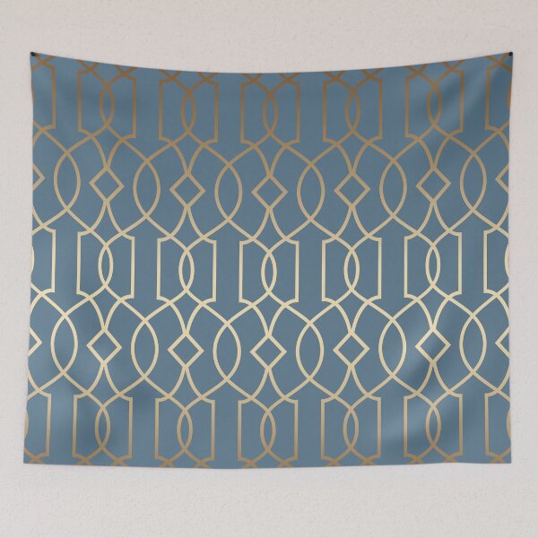Item preview, Stone Blue Art Deco Pattern designed and sold by ArDecoS.