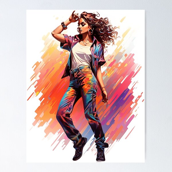Item preview, Dancing woman designed and sold by justAI.