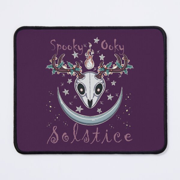 Item preview, Spooky Ooky Solstice | Cute Yule Deer Skull Cool Tones designed and sold by Karli Mogen.