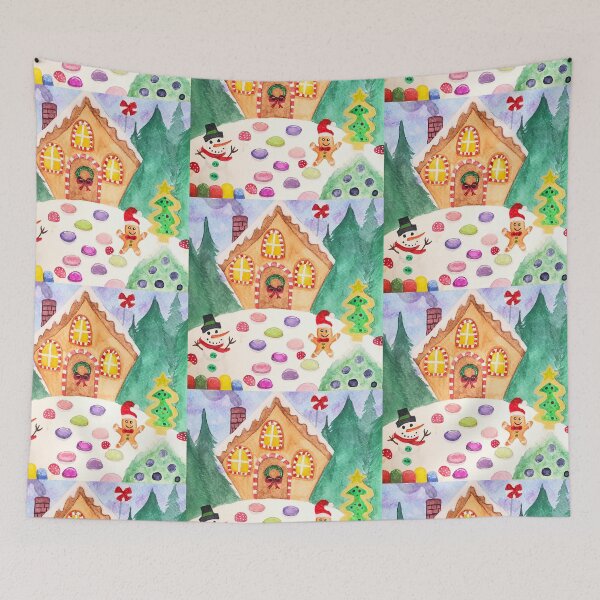 Item preview, Gingerbread House In the Woods  designed and sold by etherealwonders.
