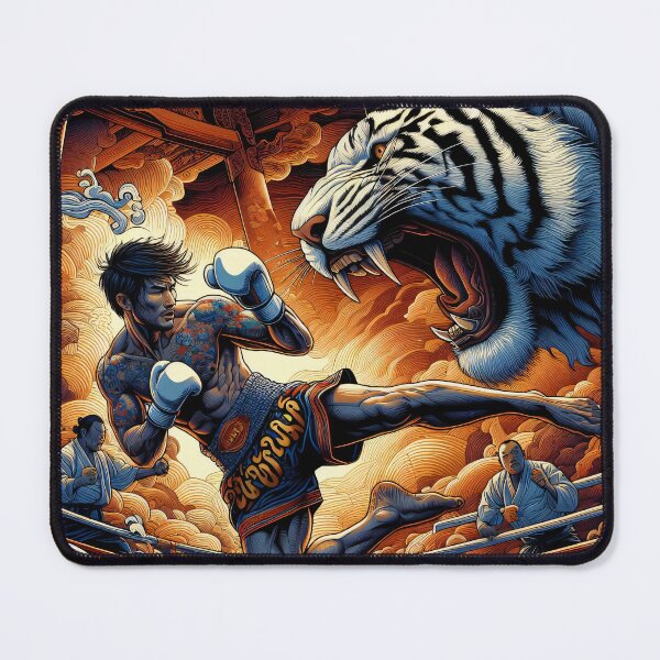 Item preview, Kickboxing Nak Muay Tiger Arena designed and sold by RedDesignSyc.