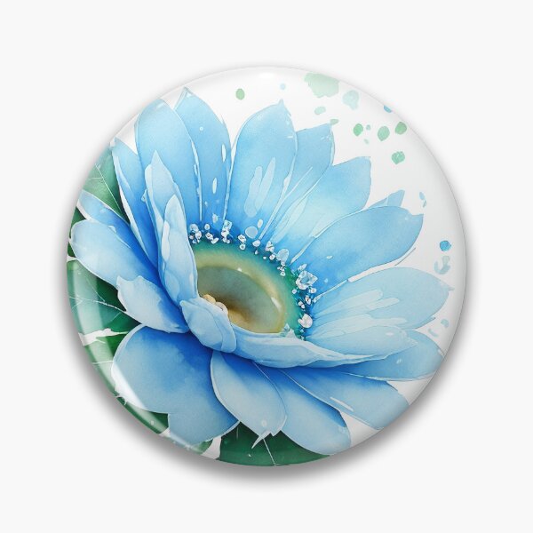 Item preview, Blue flowers. Blue Lily. Delicate watercolor. designed and sold by Harmonysens.