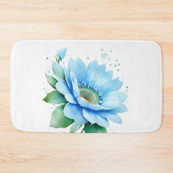 Item preview, Blue flowers. Blue Lily. Delicate watercolor. designed and sold by Harmonysens.