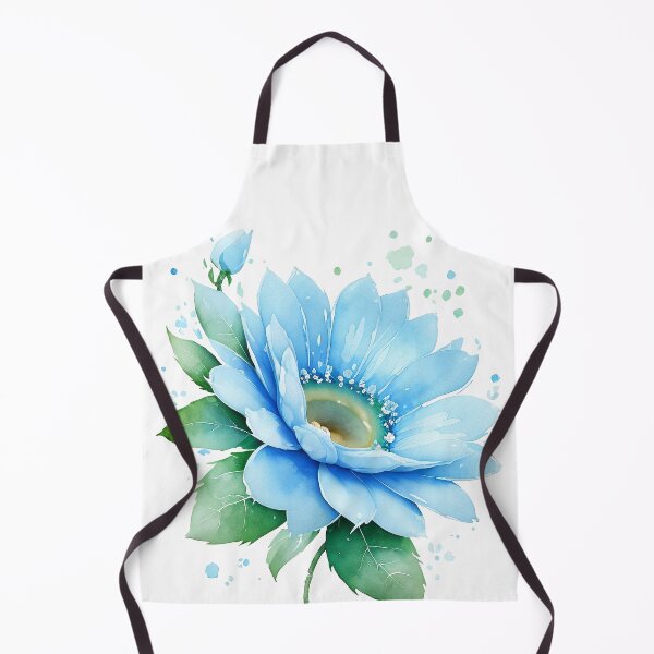 Item preview, Blue flowers. Blue Lily. Delicate watercolor. designed and sold by Harmonysens.