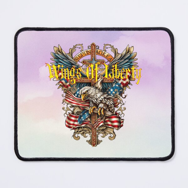 Item preview, Wings of Liberty Where Faith and Freedom Soar designed and sold by MysticOzzy.