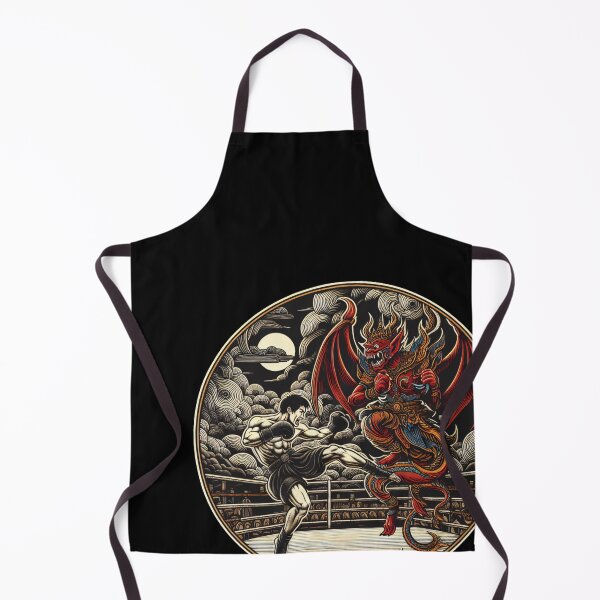 Item preview, Kickboxing Nak Muay Thai Demon Fighter designed and sold by RedDesignSyc.