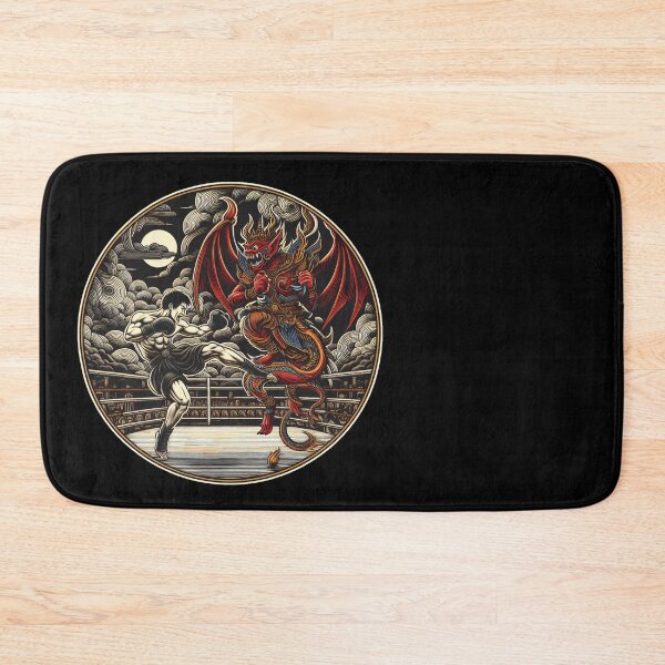 Item preview, Kickboxing Nak Muay Thai Demon Fighter designed and sold by RedDesignSyc.