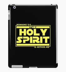 Holy Spirit Is Within me - Romans 5:5 Bible Scripture Verse Christian Gift iPad Case/Skin