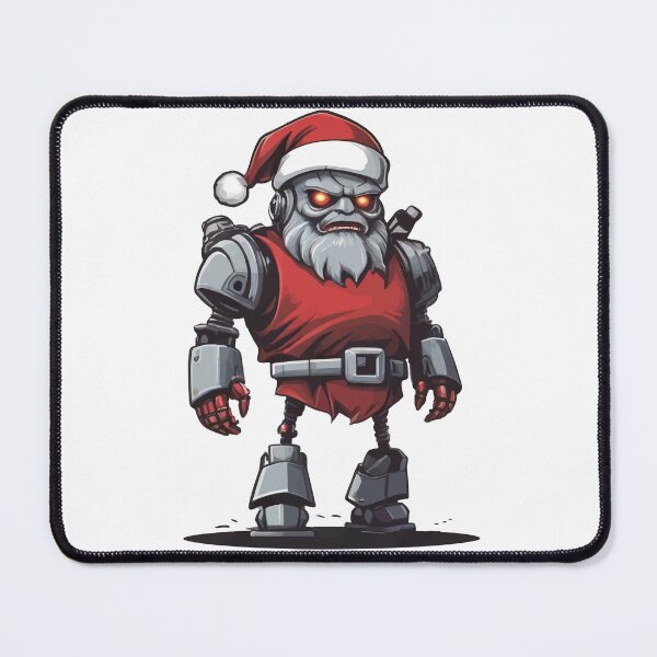 Item preview, Metallic Menace - Cyborg Santa Claus designed and sold by StonebridgeArt.