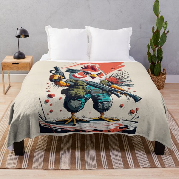 Item preview, Heavily Armed Muscular Chicken  designed and sold by Sketch-Shack.