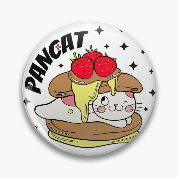 Item preview, PanCat with 3 Strawberries designed and sold by YLinDesign.