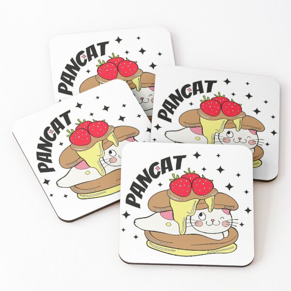 Item preview, PanCat with 3 Strawberries designed and sold by YLinDesign.