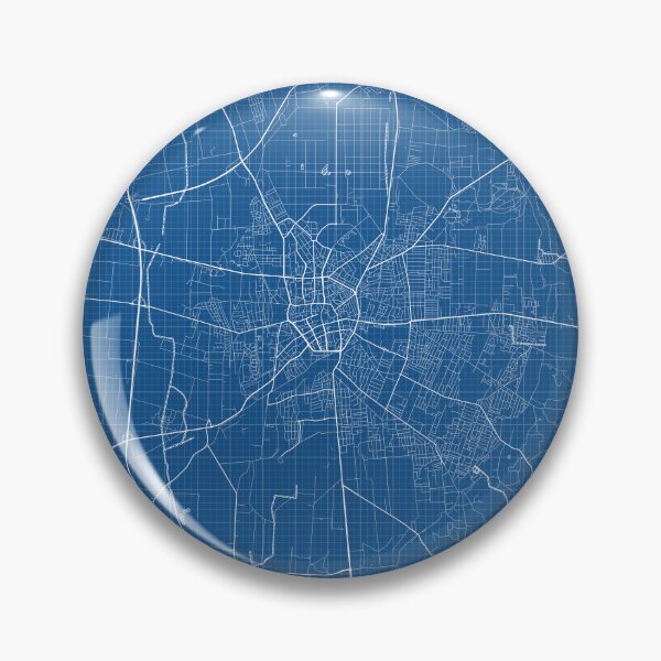 Item preview, Debrecen City Map of Hungary - Blueprint designed and sold by deMAP.