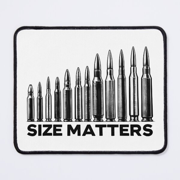 Item preview, Size Matters - bullets, ammos & guns designed and sold by FunnyStoopid.