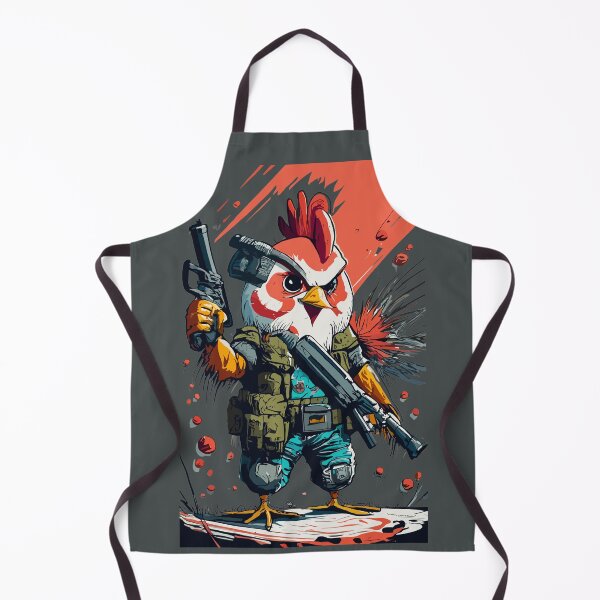 Item preview, Heavily Armed Muscular Chicken  designed and sold by Sketch-Shack.