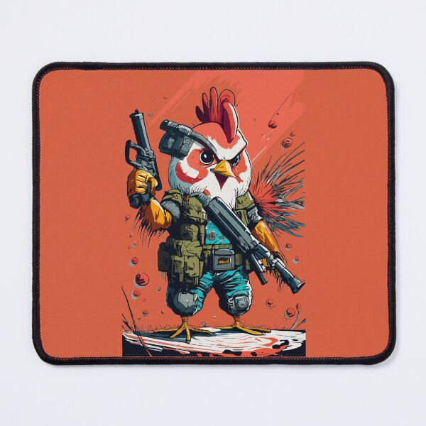 Item preview, Heavily Armed Muscular Chicken designed and sold by Sketch-Shack.