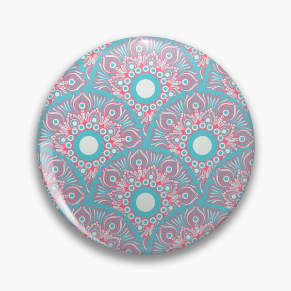 Item preview, Sunset on Sea Anemone Dot Mandala Scallop designed and sold by Triplicate Limited.