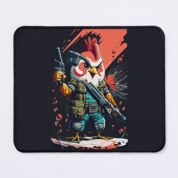 Item preview, Heavily Armed Muscular Chicken designed and sold by Sketch-Shack.