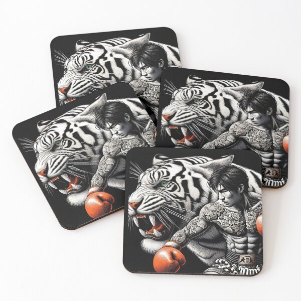 Item preview, Kickboxing Muay Thai White Tiger Fighter designed and sold by RedDesignSyc.