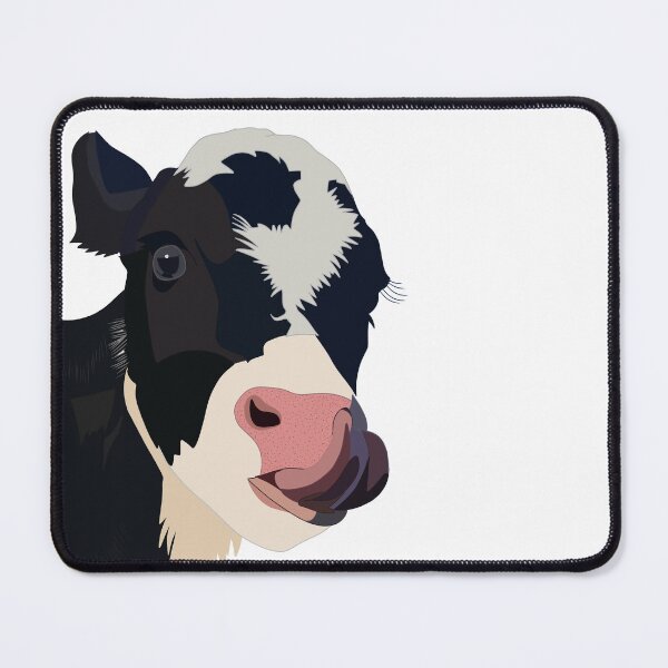 Item preview, Silly Tongue Out Cow Illustration designed and sold by NeonPinkTears.