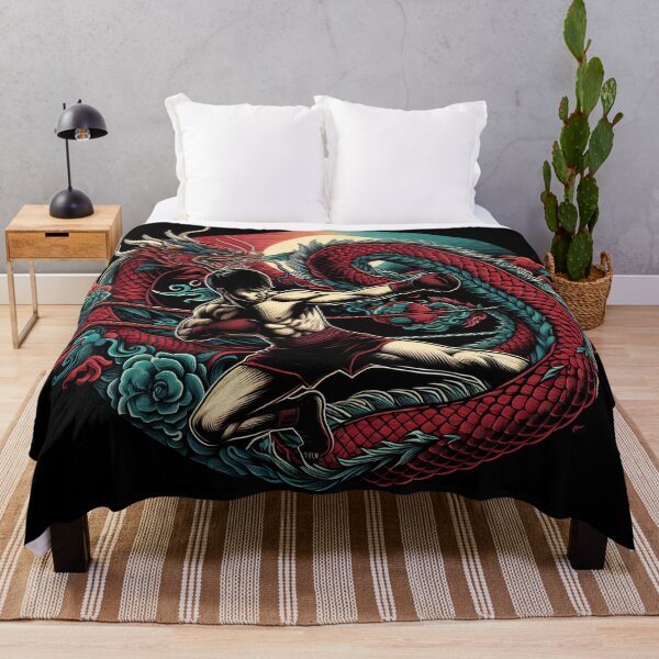 Item preview, Kickboxing Muay Thai Fighter Red Dragon designed and sold by RedDesignSyc.