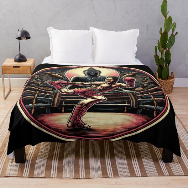 Item preview, Kickboxing Muay Thai Fighter Buddha designed and sold by RedDesignSyc.