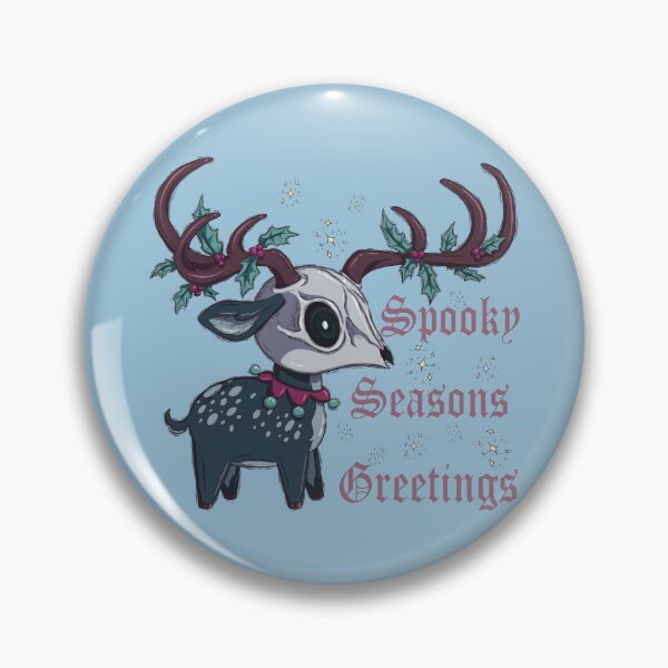 Item preview, Spooky Seasons Greetings | Cute Spooky Yule Deer designed and sold by Karli Mogen.