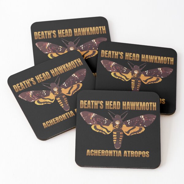 Item preview, Death's-head Hawk Moth Acherontia Atropos Love Beautiful Moths designed and sold by Maljonic.