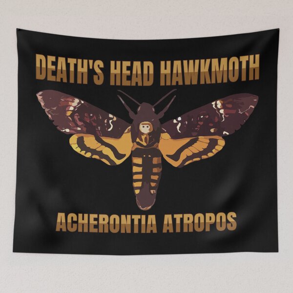 Item preview, Death's-head Hawk Moth Acherontia Atropos Love Beautiful Moths designed and sold by Maljonic.