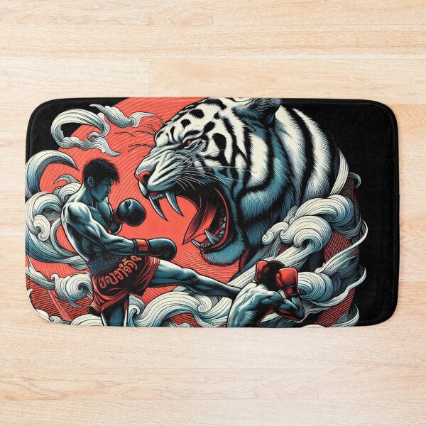Item preview, Kickboxing Muay Thai Eye of the Tiger Fighter designed and sold by RedDesignSyc.