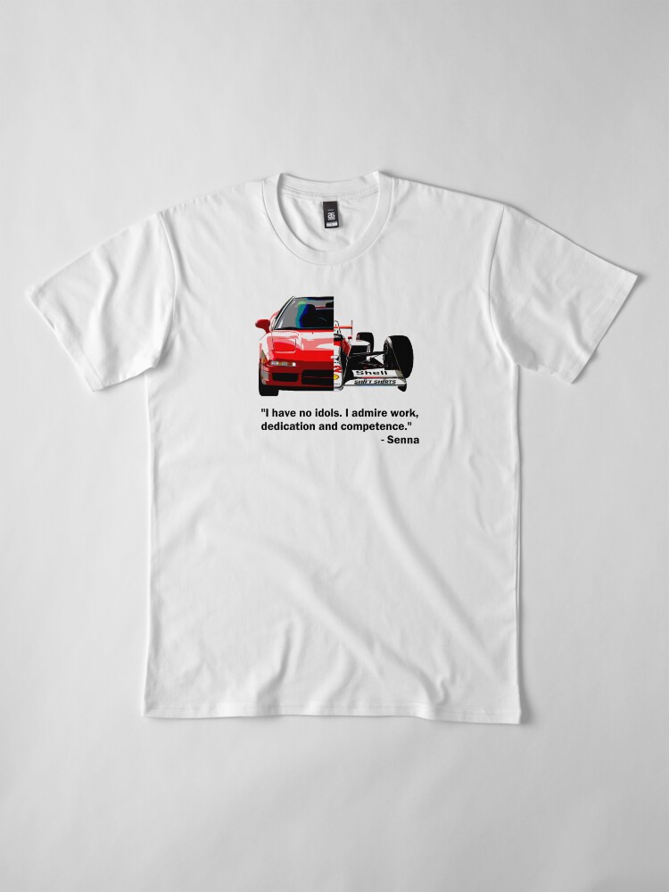 Alternate view of Shift Shirts Senna - F1 Inspired Premium T-Shirt
