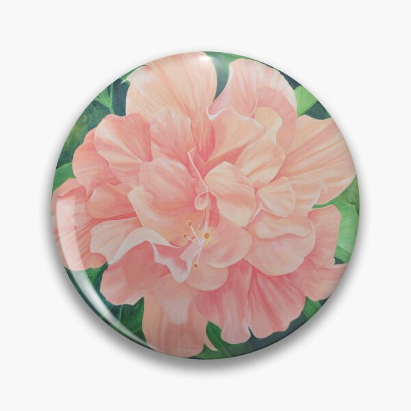 Item preview, Coral Double Hibiscus designed and sold by Judy Geller.