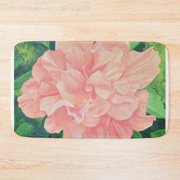 Item preview, Coral Double Hibiscus designed and sold by Judy Geller.