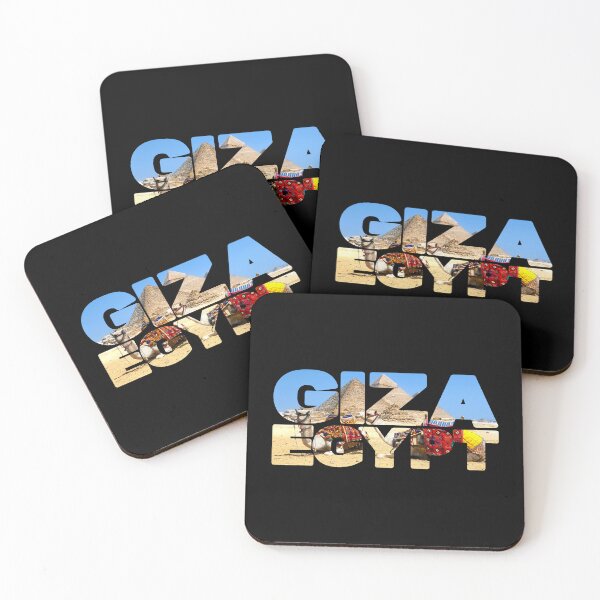 Item preview, GIZA EGYPT Ancient Pyramids with Camels designed and sold by Adam Gormley.