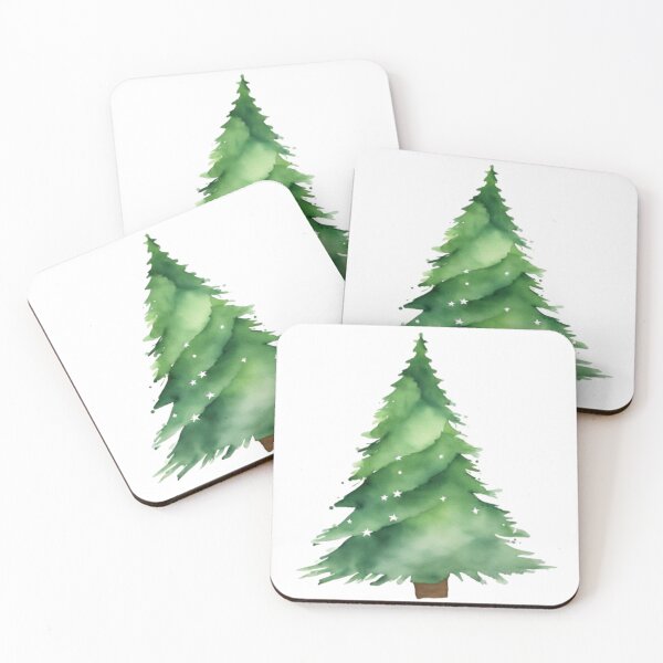 Item preview, Watercolor Christmas Tree designed and sold by GypsyGarou.