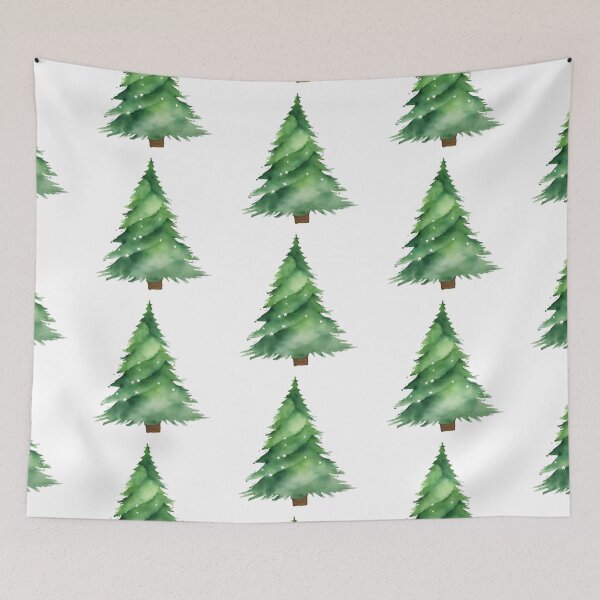 Item preview, Watercolor Christmas Tree designed and sold by GypsyGarou.