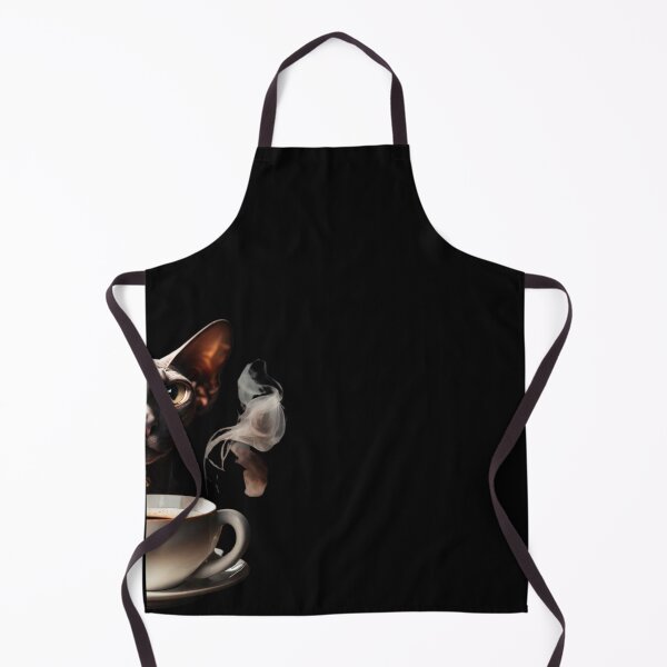 Item preview, Peeking Cat Drinking Coffee Funny Gifts For Cat Lovers Aesthetic For Sphinx Cat Owners  designed and sold by MatthewViews.